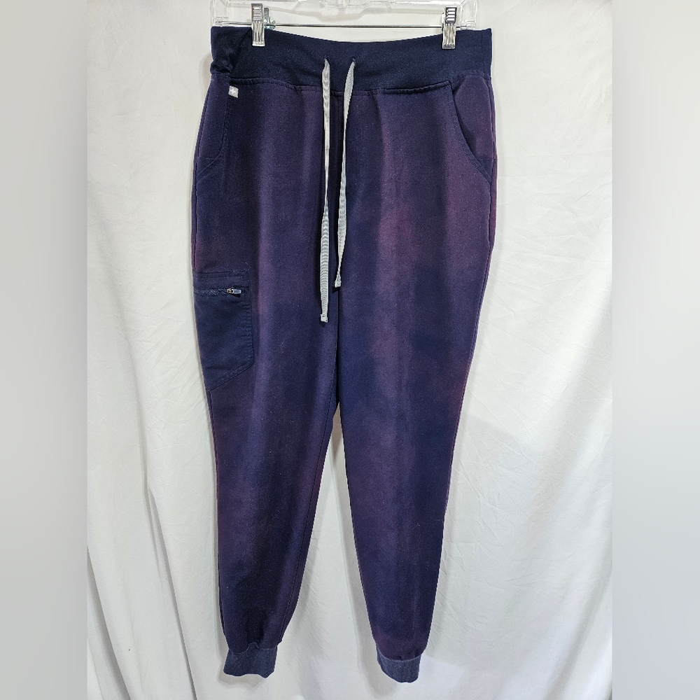 FIGS Technical Collection Jogger Scrub Pants Navy Blue L/T Large Tall Cargo